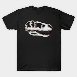 Dinosaur T-rex Skull T-Shirt